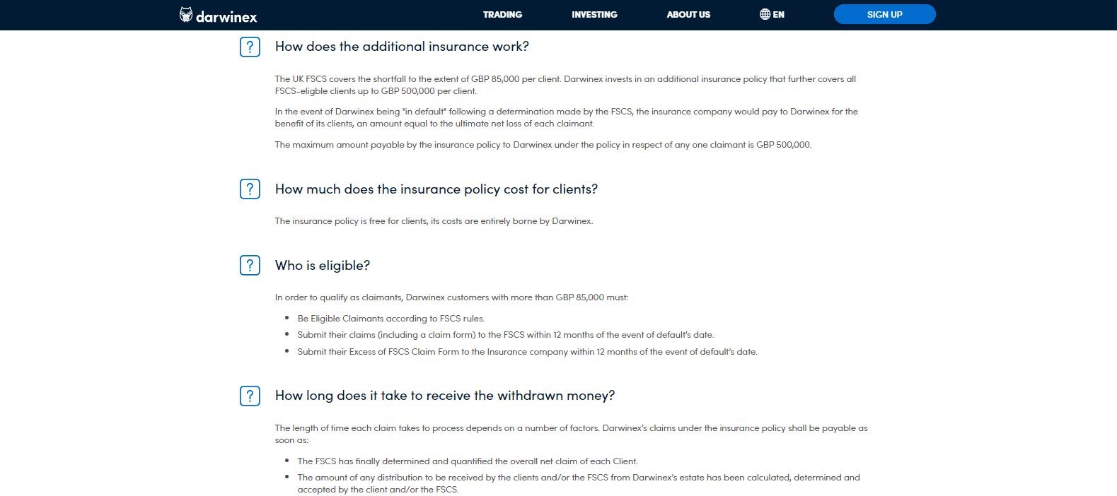 Darwinex Review additional deposit insurance